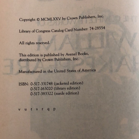 THE COMPLETE WILLIAM SHAKESPEARE Vintage 1975 Illustrated, First Edition - Picture 3 of 10